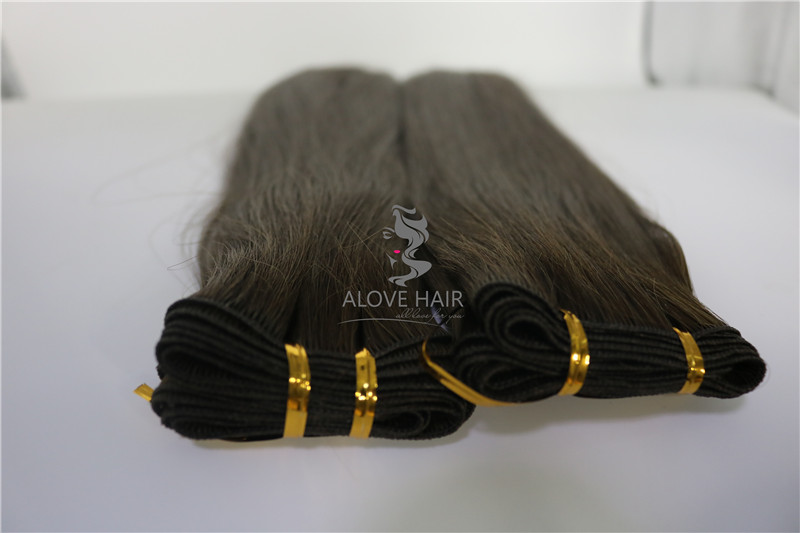   hand tied wefts remi hair